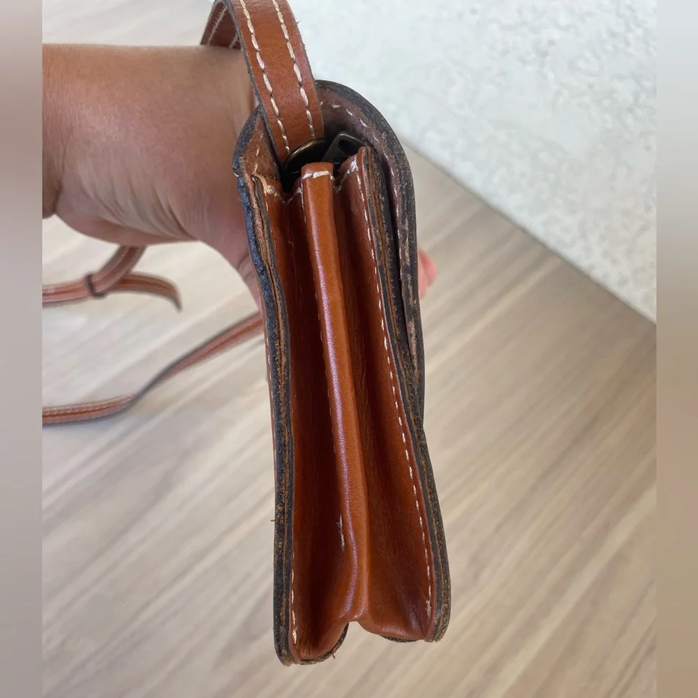 Patricia Nash Tan Leather Crossbody Bag